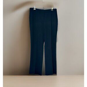 John Lewis High Rise Wide Leg Trousers Pants Navy Blue Dress Pants Size 14 Sleek